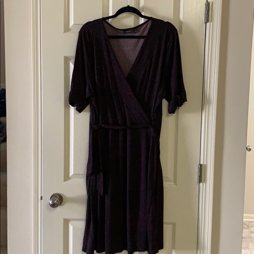 Apt. 9 3/4 sleeve faux wrap dress size 2X